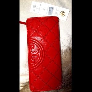 Tory Burch Red Wallet